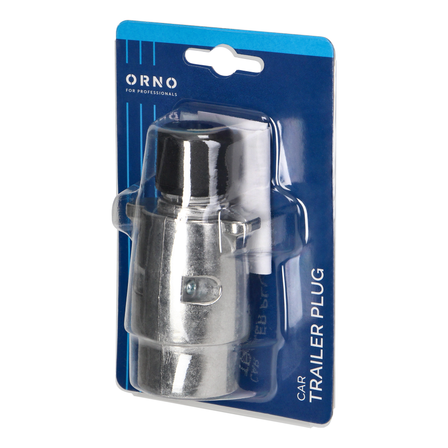 Wtyczka przyczepy, aluminiowa 7 pinów, 12/24V