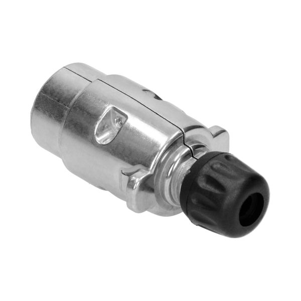 Wtyczka przyczepy, aluminiowa 7 pinów, 12/24V