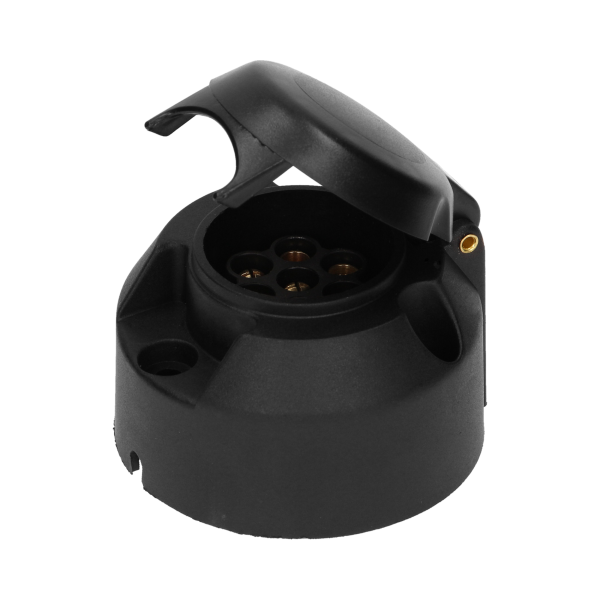 Gniazdo przyczepy, plastikowe 7 pinów, 12/24V