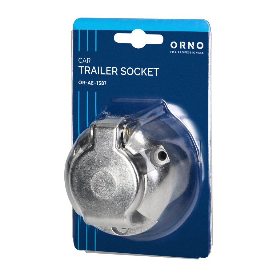 Pin trailer socket, aluminium