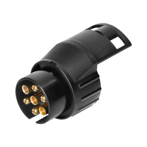 7-pin to 13-pin trailer socket adapter, plastic, 12/24V