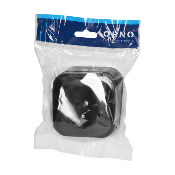 Surface-mounted single socket ToDo 2P+Z  IP20, black