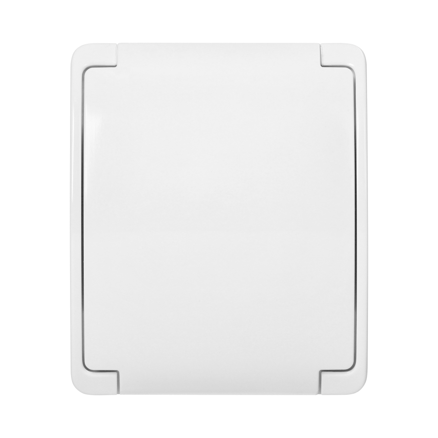 Single socket 2P+E Schuko AQUATIC IP44 white