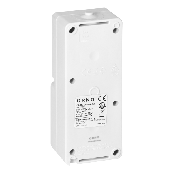 AQUATIC MINI IP54 Switch + Socket 2P+E (Schuko), white/black AQUATIC MINI IP54 Switch + Socket 2P+E (Schuko), white/black