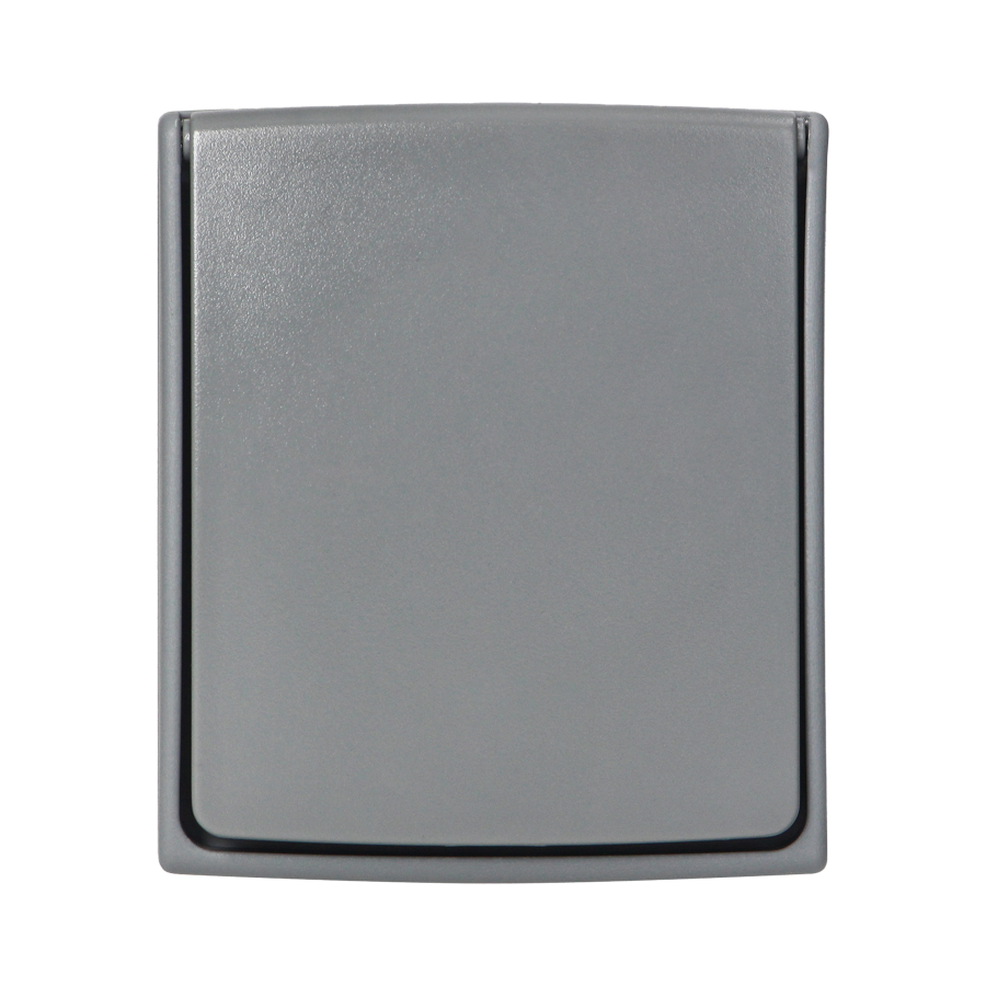 AQUATIC PRO IP 55 Single socket 2P+E (Schuko), grey/graphite