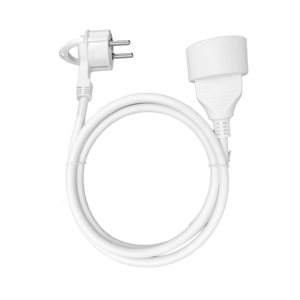 Przedłużacz domowy jednogniazdowy, 1x2P+Z 3m,kabel PVC H05VV-F 3x1,5mm² 230VAC/16A Przedłużacz domowy jednogniazdowy, 1x2P+Z 3m,kabel PVC H05VV-F 3x1,5mm² 230VAC/16A