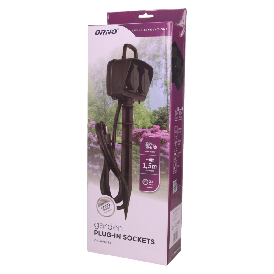 Two way garden socket