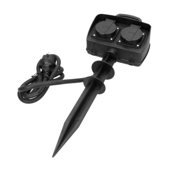 Two way garden socket