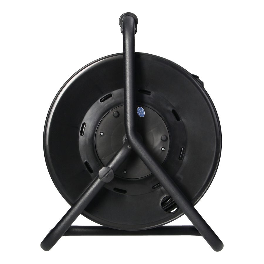 Cable reel, PVC, H05VV-F 3x1.5mm² - 50m, 4x2P+E (schuko) fixed sockets