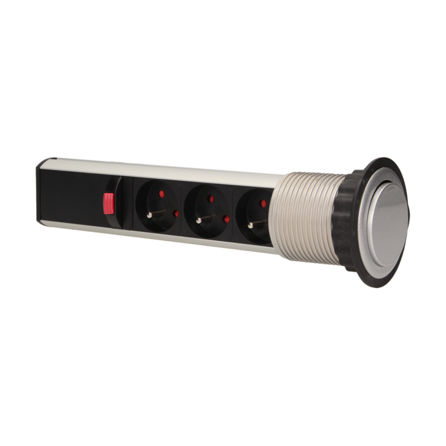 Pop up desk socket ⌀6cm with 1.8m cable