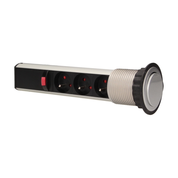 Pop up desk socket ⌀6cm with 1.8m cable