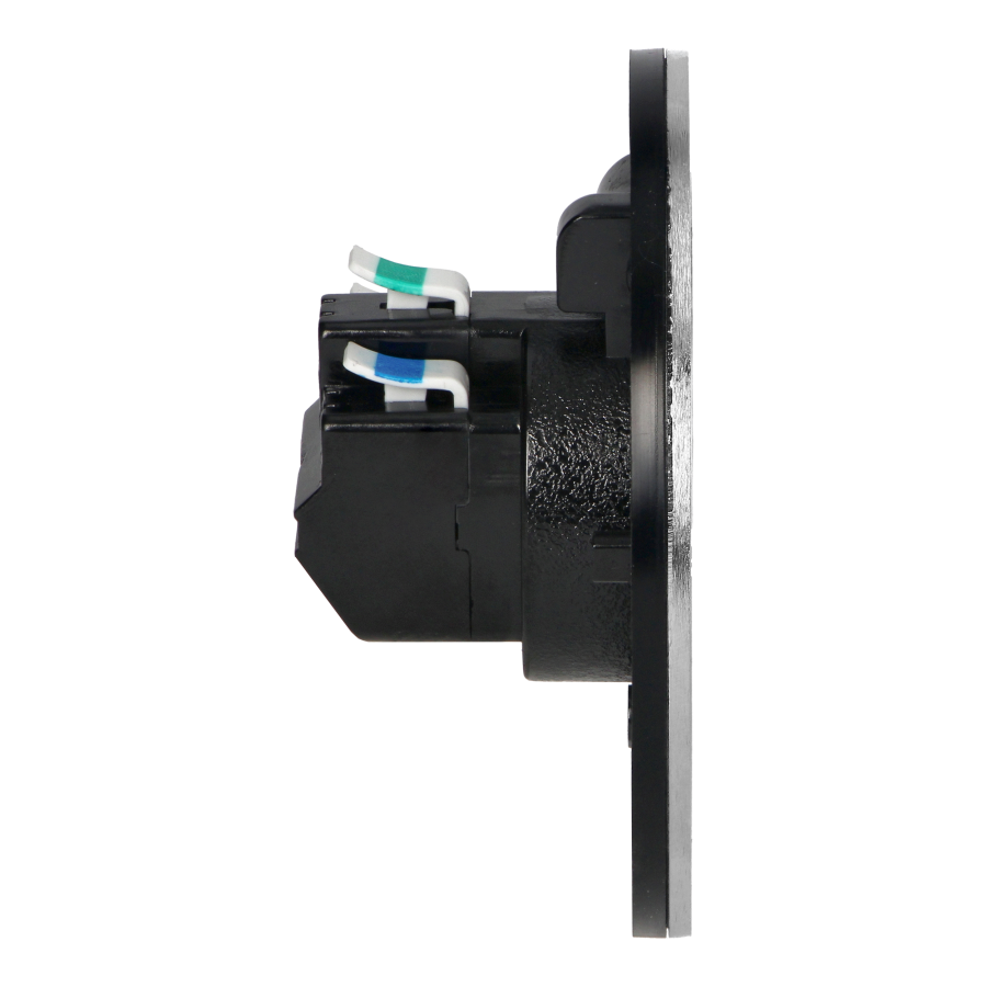 Hermetic round electrical socket, IP55