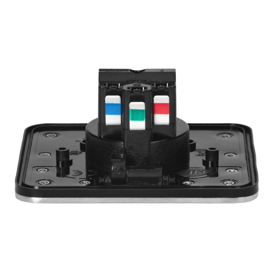 Hermetyczne gniazdo elektryczne kwadratowe, IP55