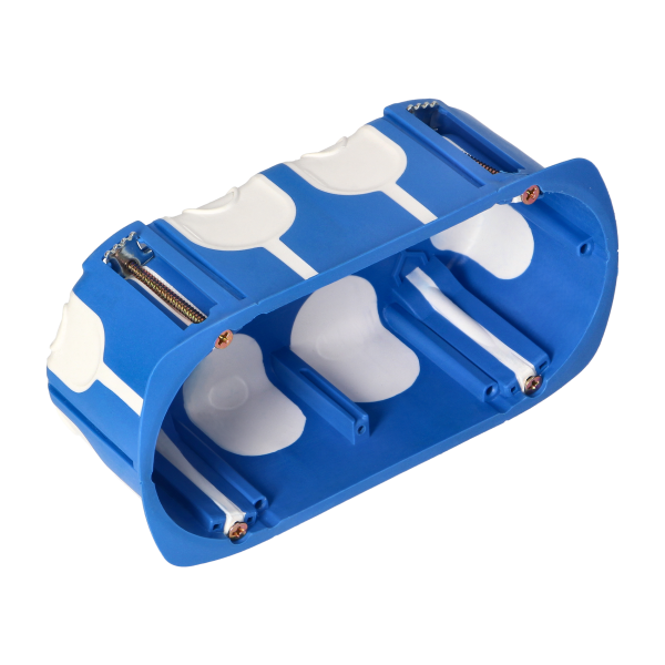 Hermetic electrical double socket with a windproof junction box, IP55