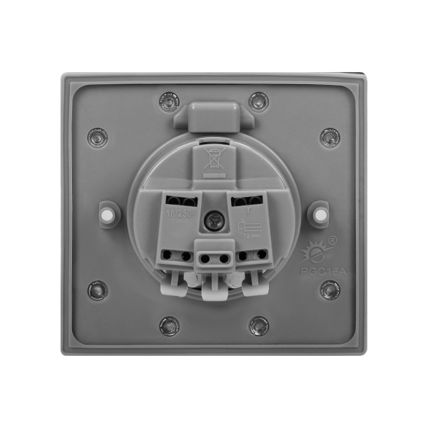 その他 Master Cog RF Hermetic electrical socket, IP44, Schuko