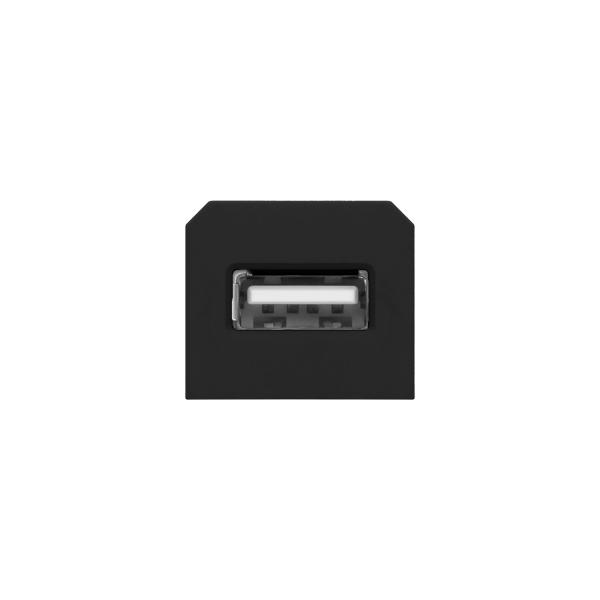 Kostka z gniazdem USB do gniazda meblowego OR-GM-9015/B