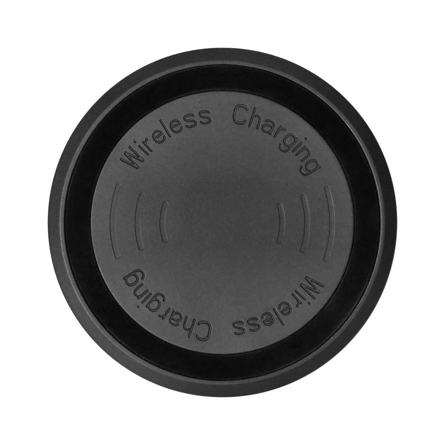 Wireless inductive charger, black