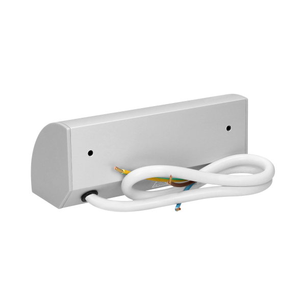 Under-cabinet electrical socket, grey