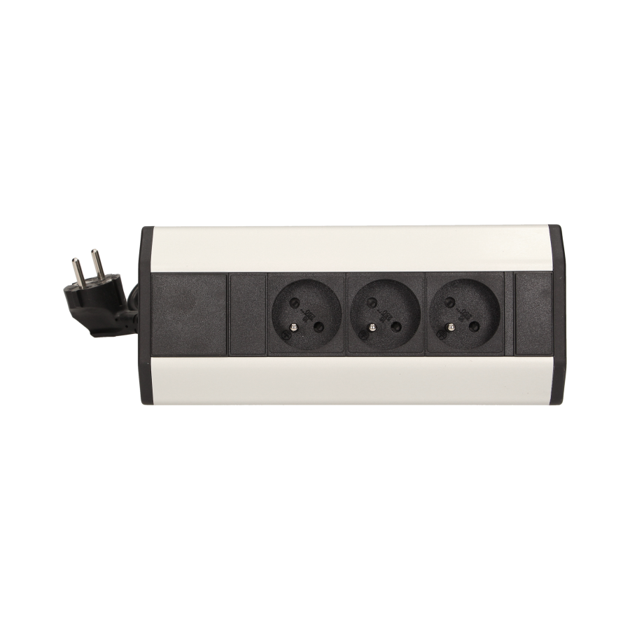 Gniazdo meblowe z przewodem 1,8m, 3x2P+Z