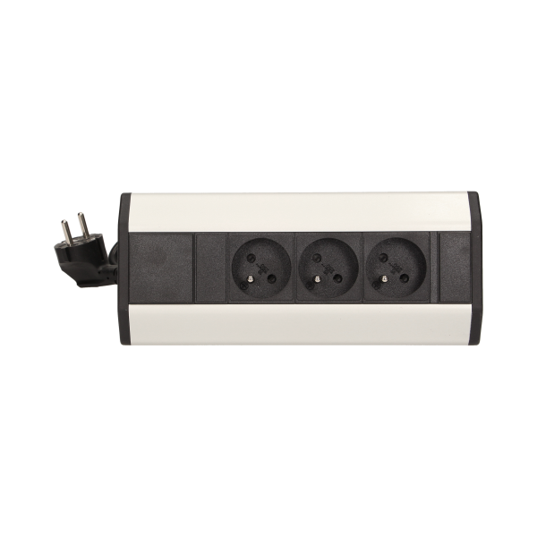 Gniazdo meblowe z przewodem 1,8m, 3x2P+Z Gniazdo meblowe z przewodem 1,8m, 3x2P+Z