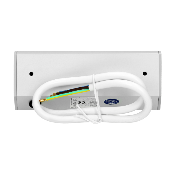 Under-cabinet electrical socket with USB charger, schuko