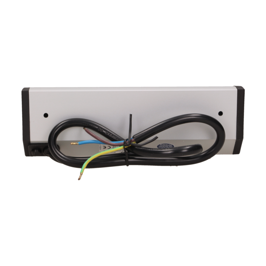 Gniazdo meblowe 3x2P+Z, schuko, czarno-srebrne