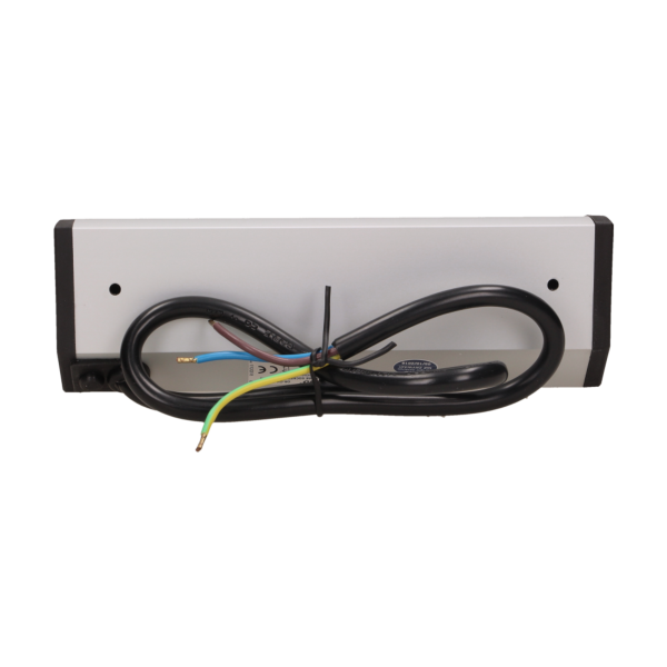 Gniazdo meblowe 3x2P+Z, schuko, czarno-srebrne Gniazdo meblowe 3x2P+Z, schuko, czarno-srebrne