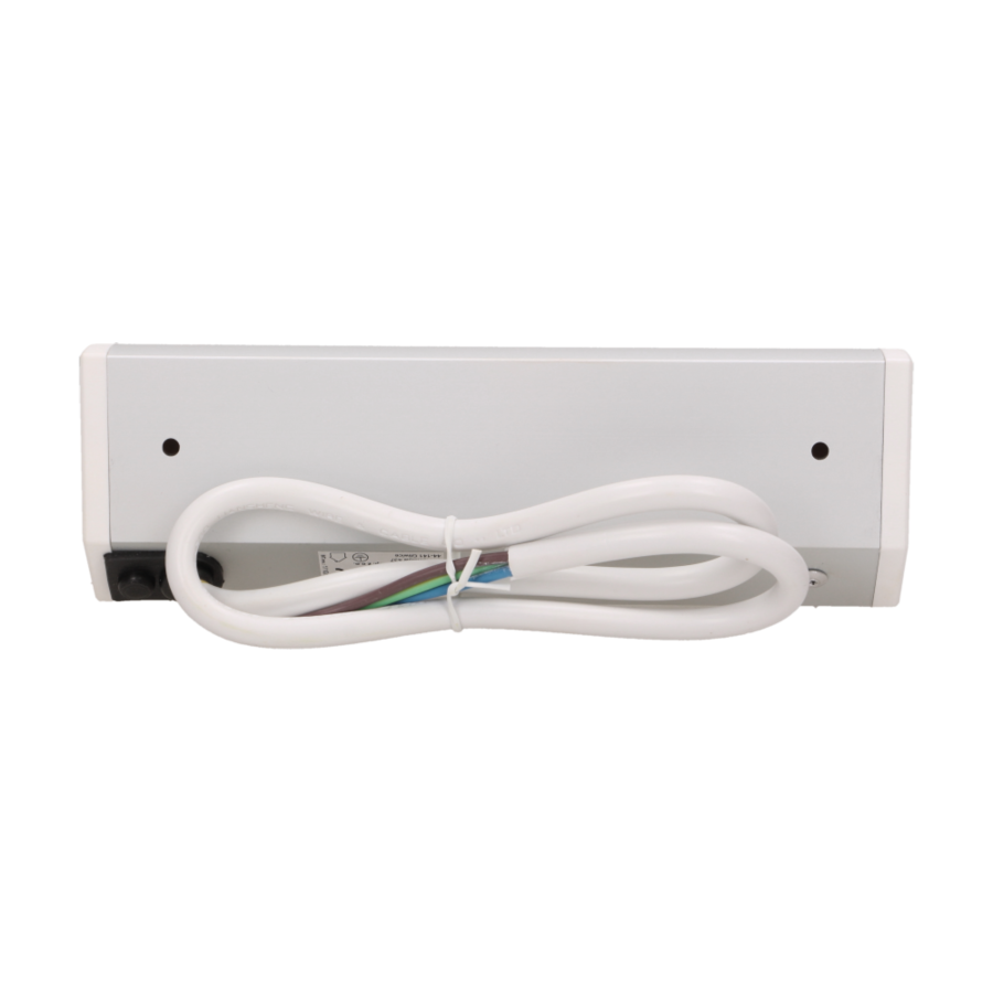 Furniture socket, silver-white, schuko