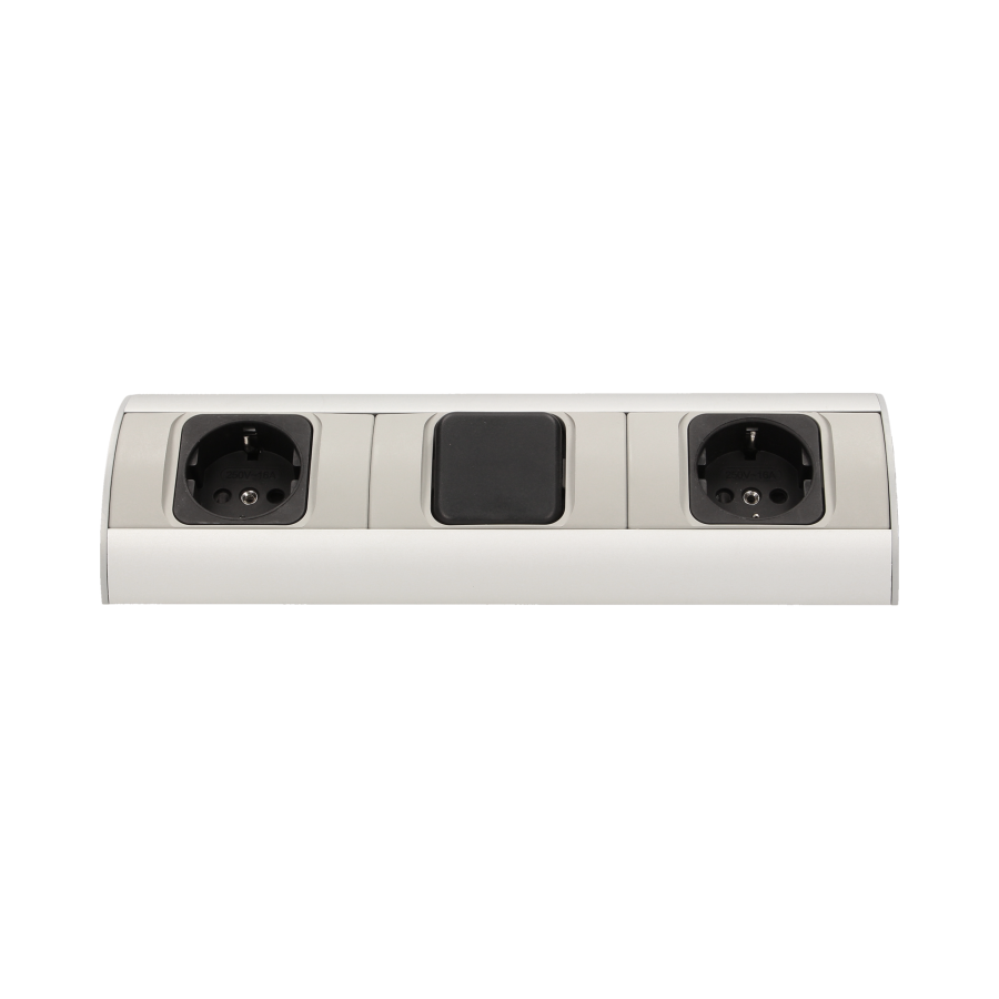 Under-cabinet electrical socket, schuko