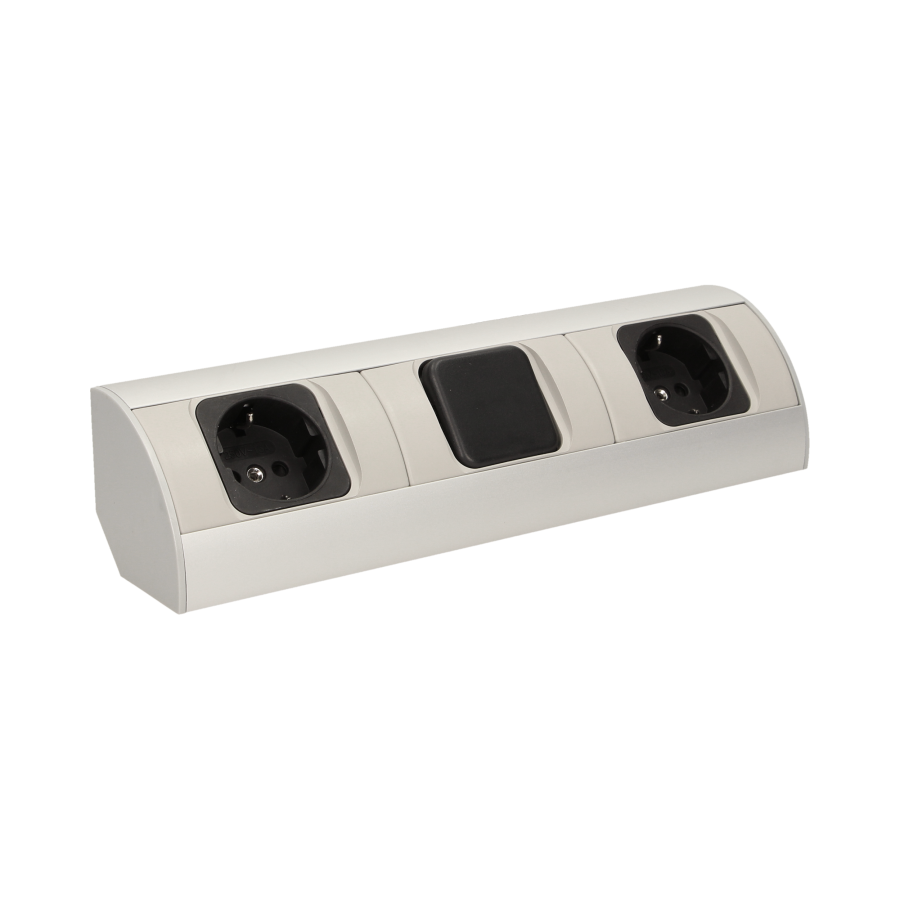 Under-cabinet electrical socket, schuko
