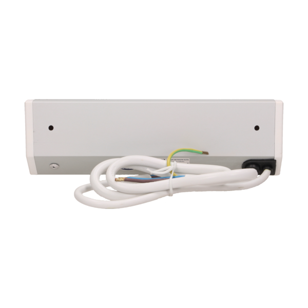 Gniazdo meblowe 2x2P+Z z wyłącznikiem, schuko, biało-srebrne