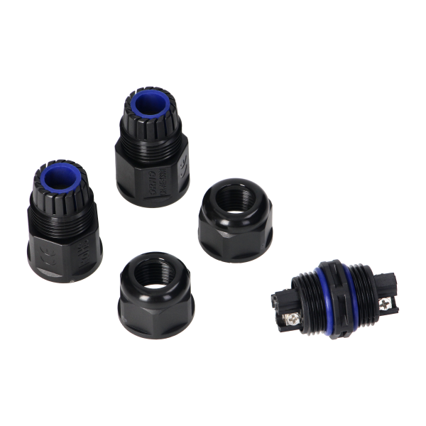 Cable Connector, Straight, 3x4mm², 450V/25A