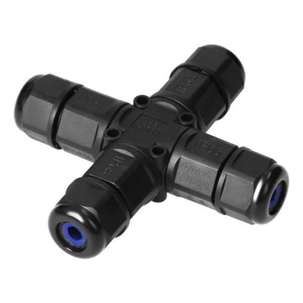 Konektor kablowy czwórnik (Typu-X), IP68, 3x4mm2, 450V/25A