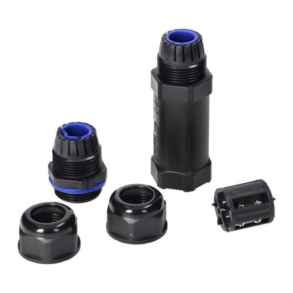 Cable Connector, Straight, 5x6mm², 450V/30A