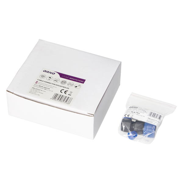 Konektor kablowy PLUG-IN, gniazdo-wtyczka, 5x4mm2, IP68, 10 szt.