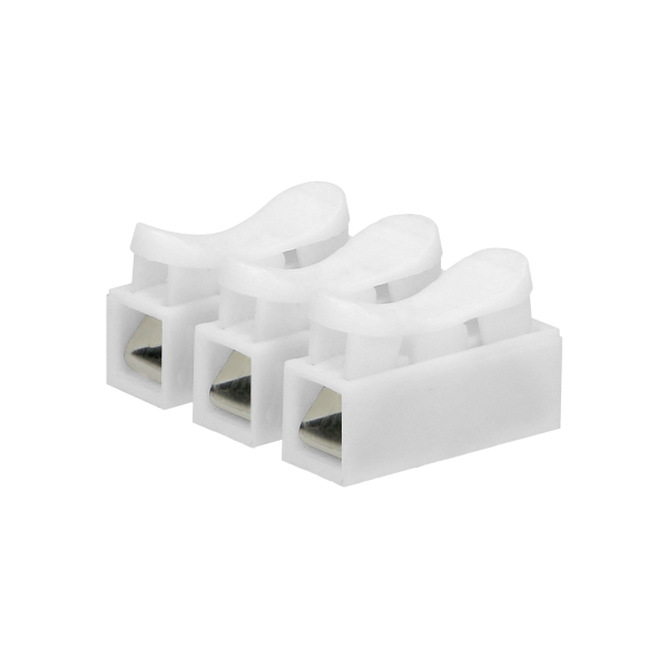 Spring wire connectors. 3 x 2.5mm2, IEC 250V/5A, 10 pcs.