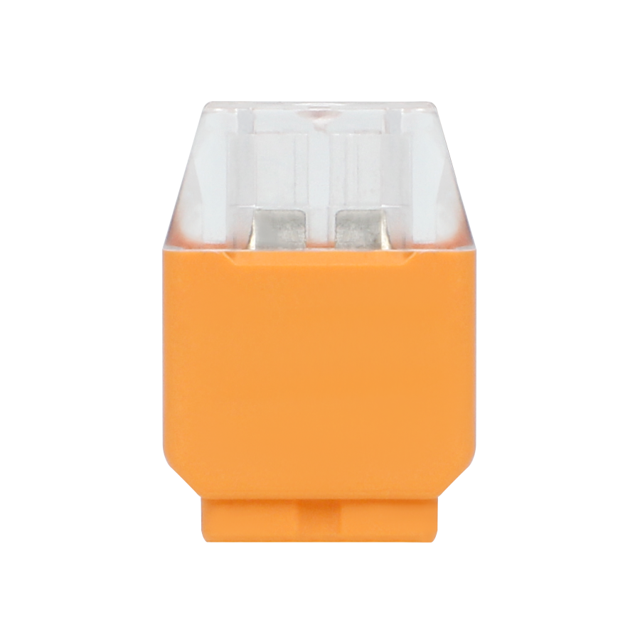 Złączka instalacyjna wciskana 2-przewodowa; na drut 0,75-2,5mm²; IEC 300V/24A; 100 szt.