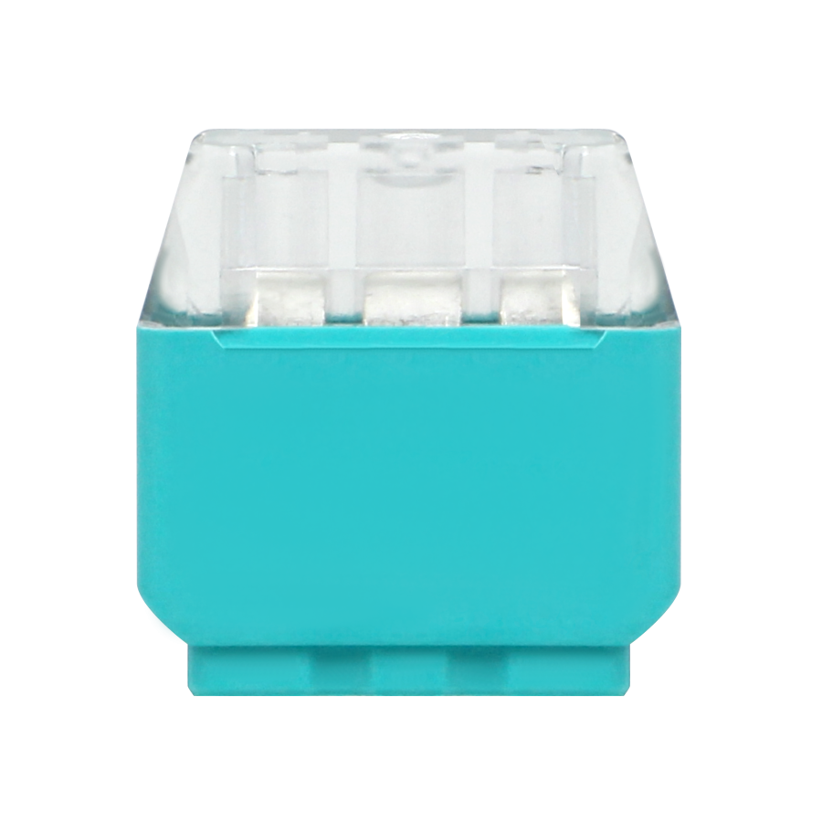 3-wire push-in splicing connector for wire 0.75-2.5mm2; IEC 300V/24A; 10pcs