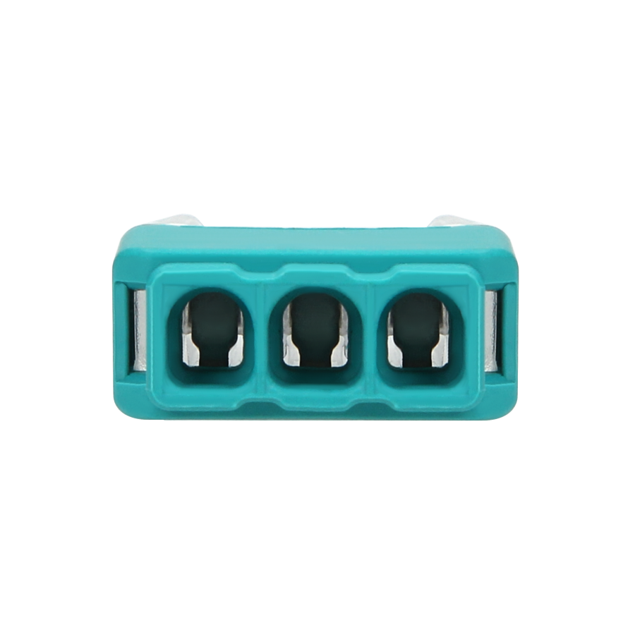 Złączka instalacyjna wciskana 3-przewodowa; na drut 0,75-2,5mm²; IEC 300V/24A; Blister 10 szt.