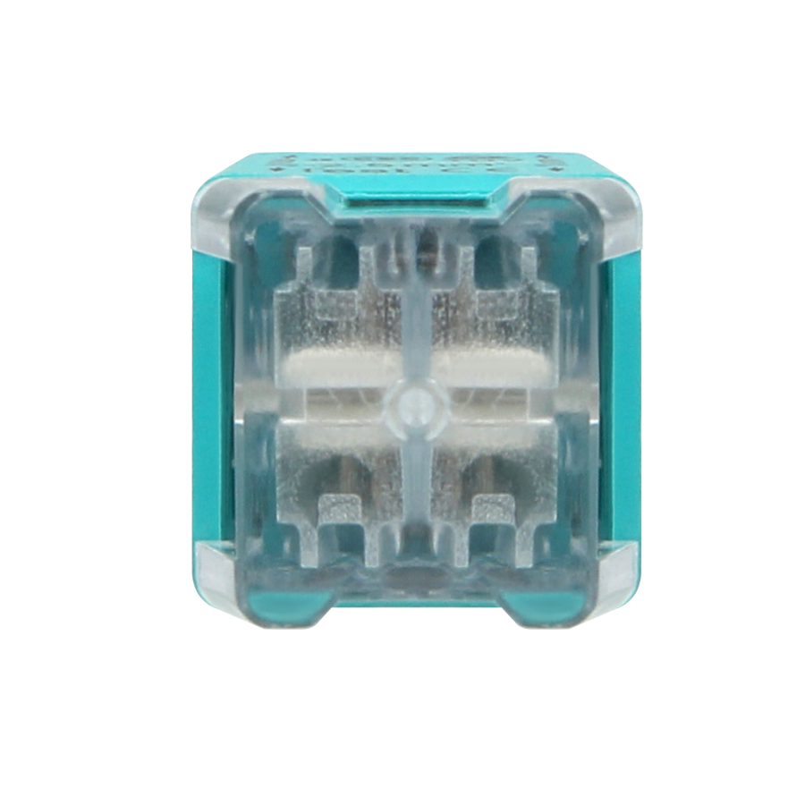 4-wire push-in splicing connector for wire 0.75-2.5mm2; IEC 300V/24A; 100pcs