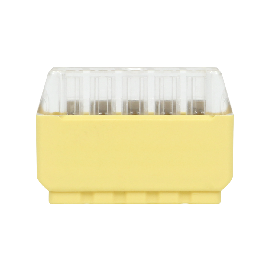 Installation push-in connector for 5 cables (rigid cable 0.75-2.5mm2), IEC 300V/24A, blister pack 10 pcs.