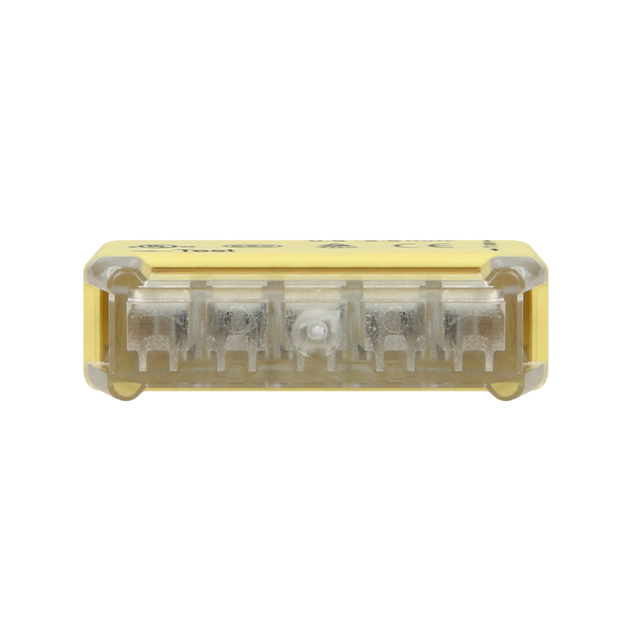 Złączka instalacyjna wciskana 5-przewodowa; na drut 0,75-2,5mm²; IEC 300V/24A 50 szt.