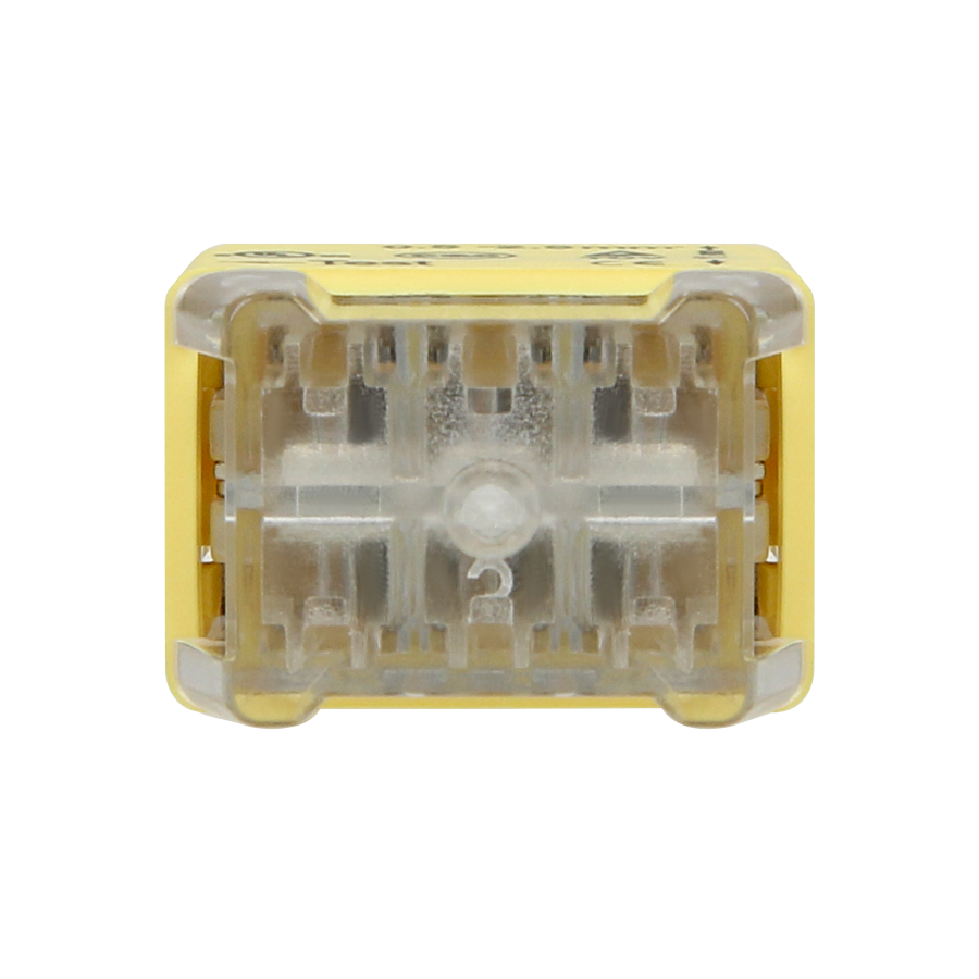 Złączka instalacyjna wciskana 6-przewodowa; dwurzędowa; na drut 0,75-2,5mm²; IEC 300V/24A; 10 szt.
