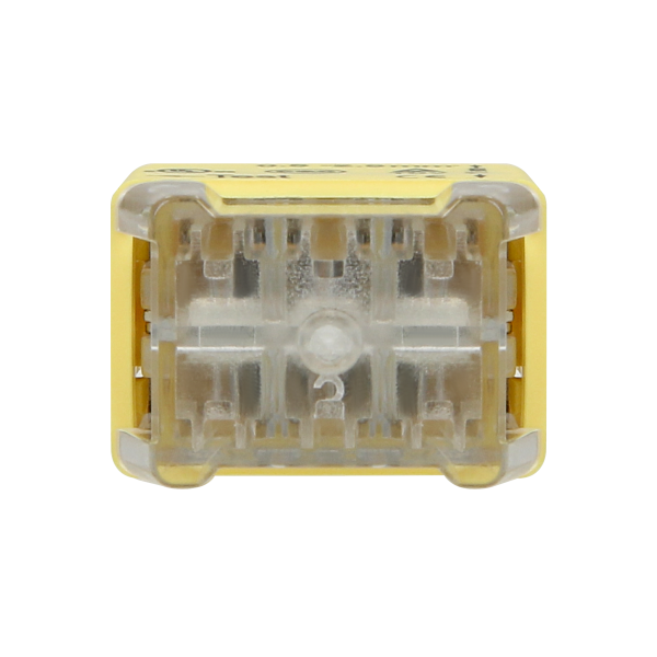 6-wire push-in splicing connector for wire 0.75-2.5mm2; IEC 300V/24A; 10pcs 6-wire push-in splicing connector for wire 0.75-2.5mm2; IEC 300V/24A; 10pcs