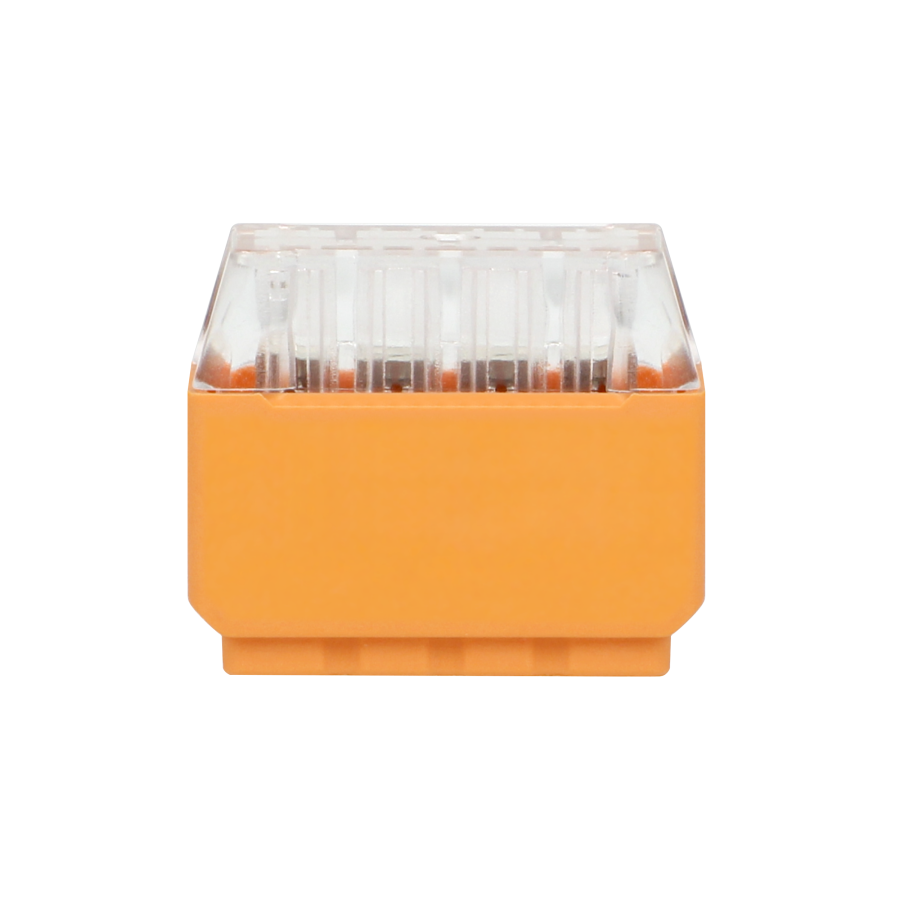 Installation push-in connector for 8 cables (rigid cable 0.75-2.5mm2), IEC 300V/24A, blister pack 8 pcs.