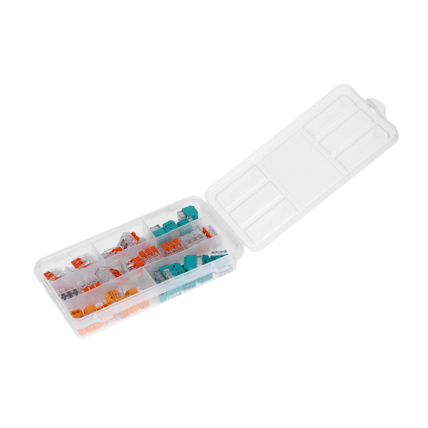 APARTMENT - Set of installation push-in and clamp connectors in a box