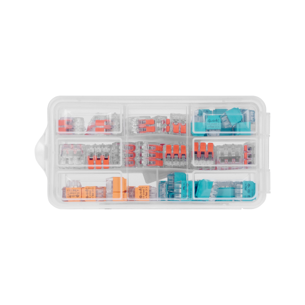 APARTMENT - Set of installation push-in and clamp connectors in a box