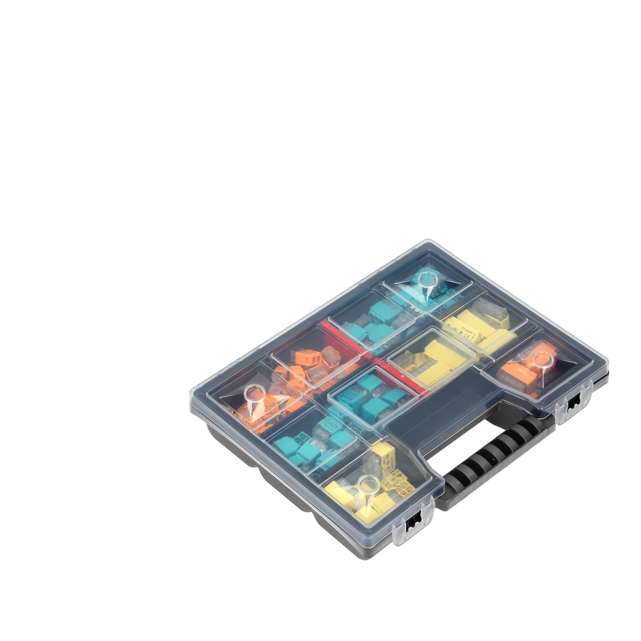 HOUSE - Set of installation push-in connectors in a box.