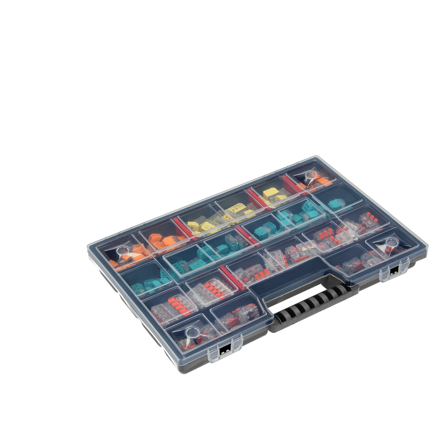 HOUSE PREMIUM - Set of installation push-in and clamp connectors in a box