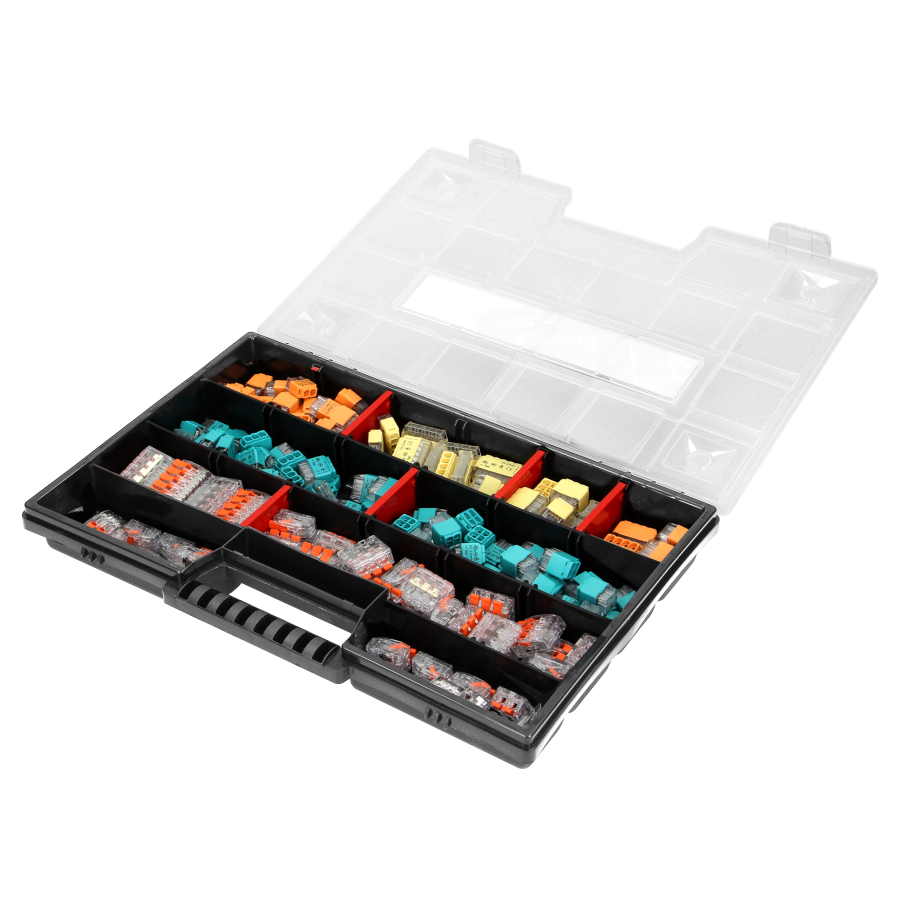 HOUSE PREMIUM - Set of installation push-in and clamp connectors in a box